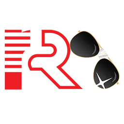 Rito Rhymes red logomark for black backgrounds